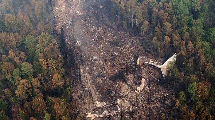 В Иркутской области разбился самолет Ил-76 МЧС России