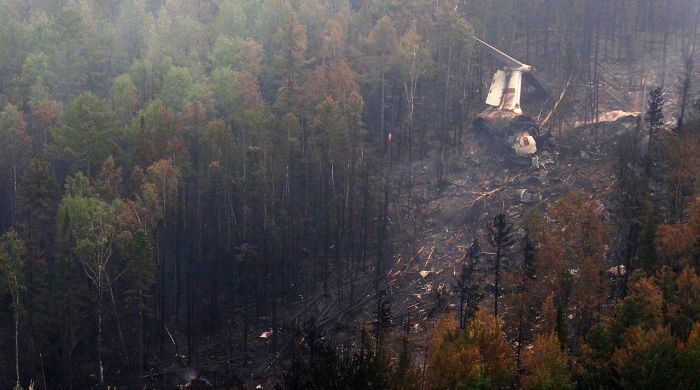 В Иркутской области разбился самолет Ил-76 МЧС России