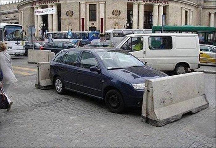 Месть автовладельцам, нарушающим ПДД