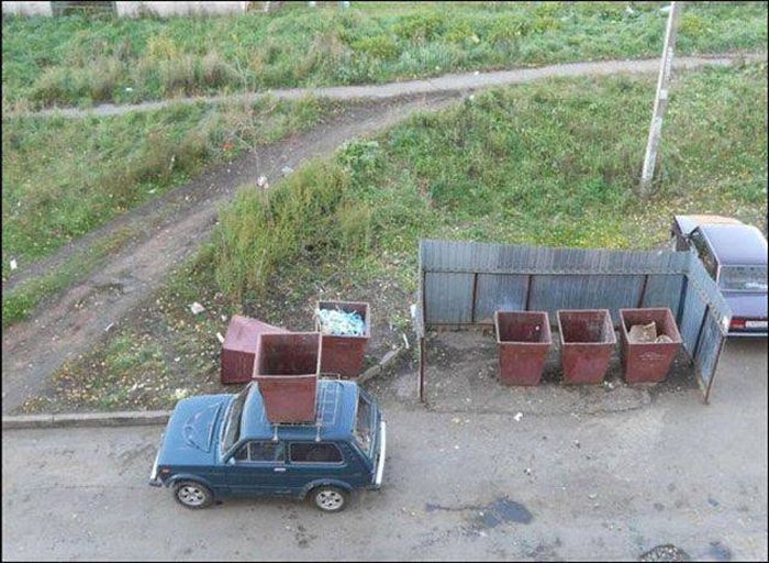 Месть автовладельцам, нарушающим ПДД