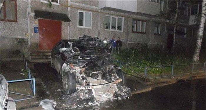 Месть автовладельцам, нарушающим ПДД