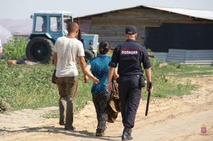 В Волгоградской области обнаружен поселок нелегальных трудовых мигрантов
