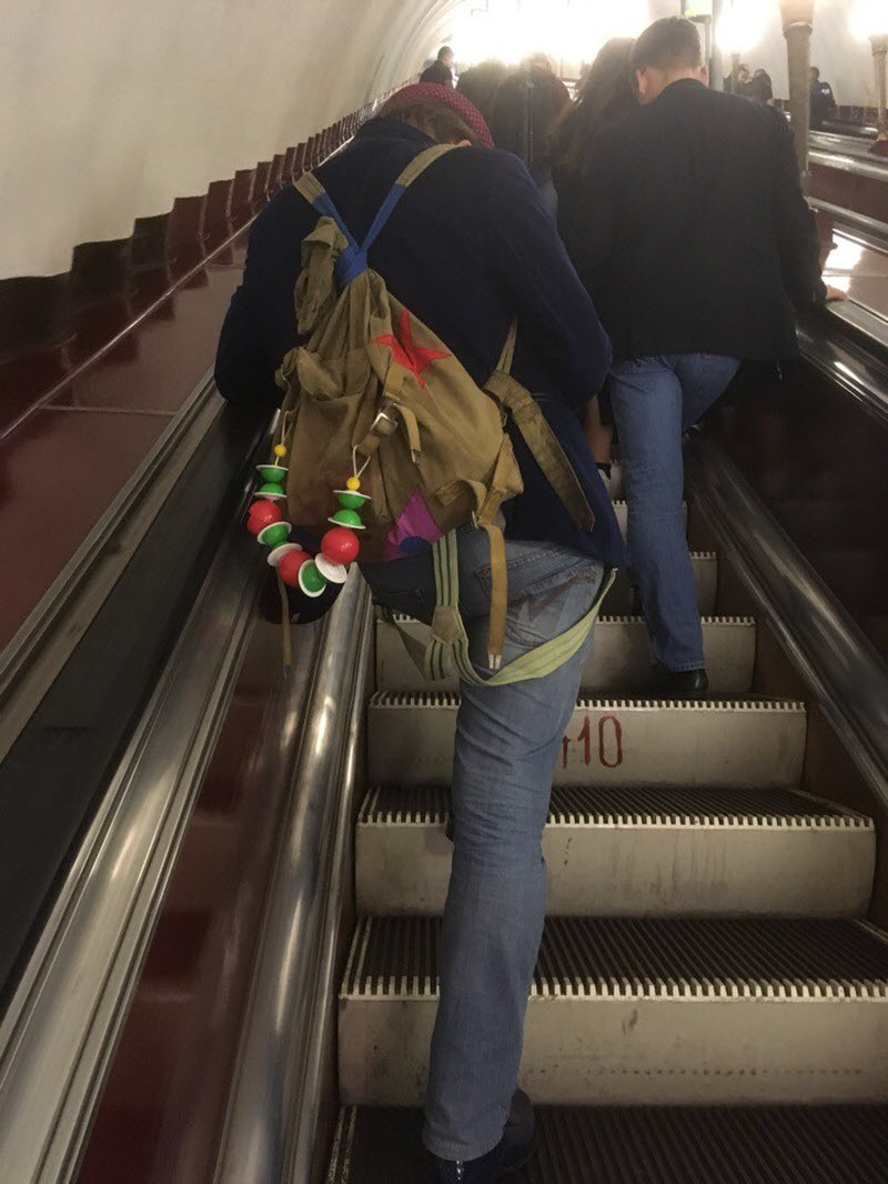 Модники из российского метрополитена