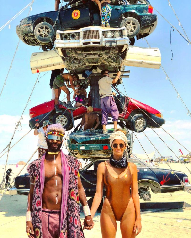 Яркие персонажи фестиваля Burning Man-2018