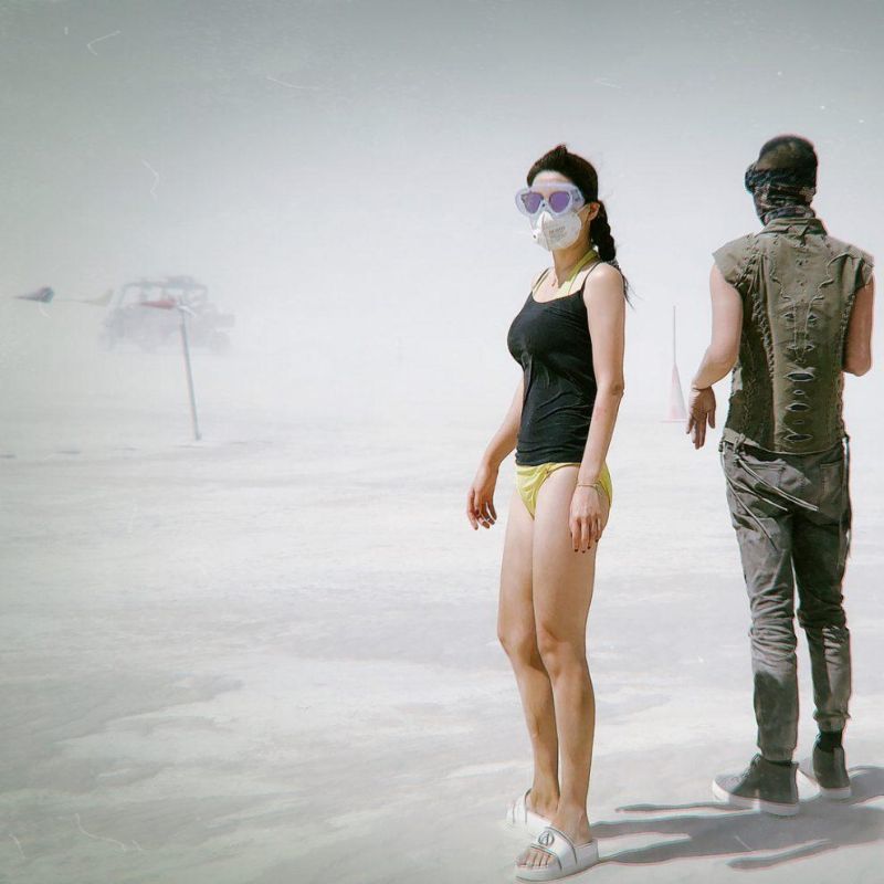Яркие персонажи фестиваля Burning Man-2018