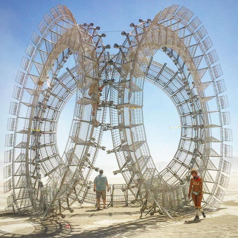 Яркие персонажи фестиваля Burning Man-2018