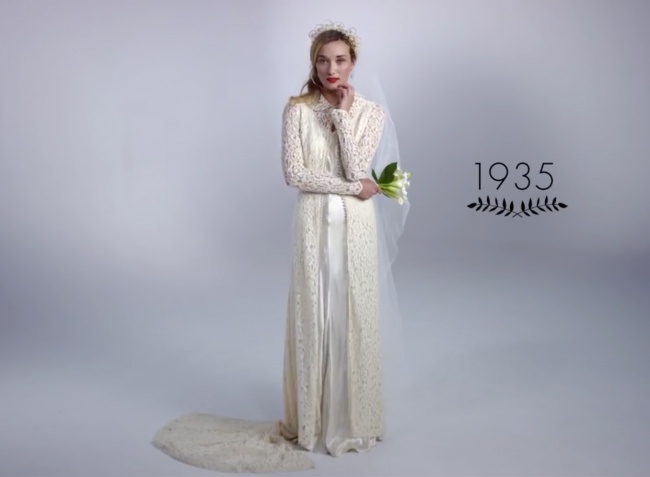 Как изменилась свадебная мода за последние 100 лет
