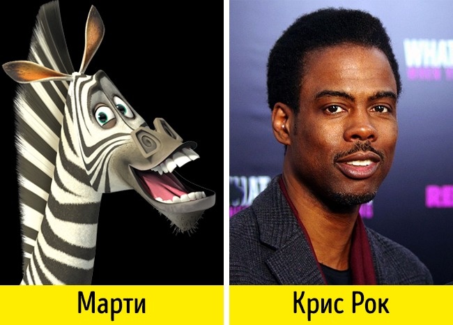 Эти 16 актеров удивительно похожи на персонажей, которых озвучивают