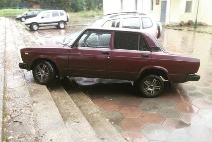 Автохамы паркуют свои автомобили