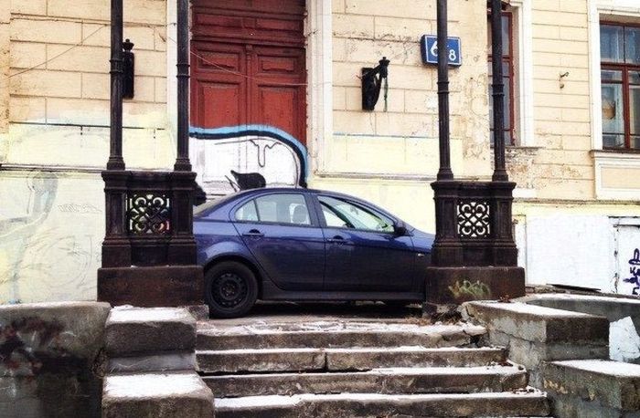 Автохамы паркуют свои автомобили