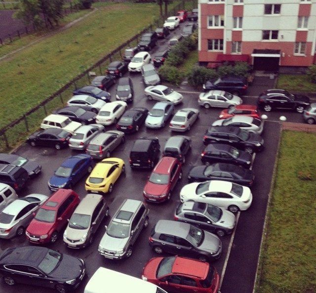 Автохамы паркуют свои автомобили