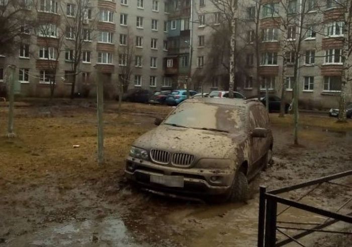 Автохамы паркуют свои автомобили