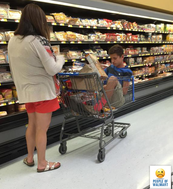Экстравагантные покупатели Walmart