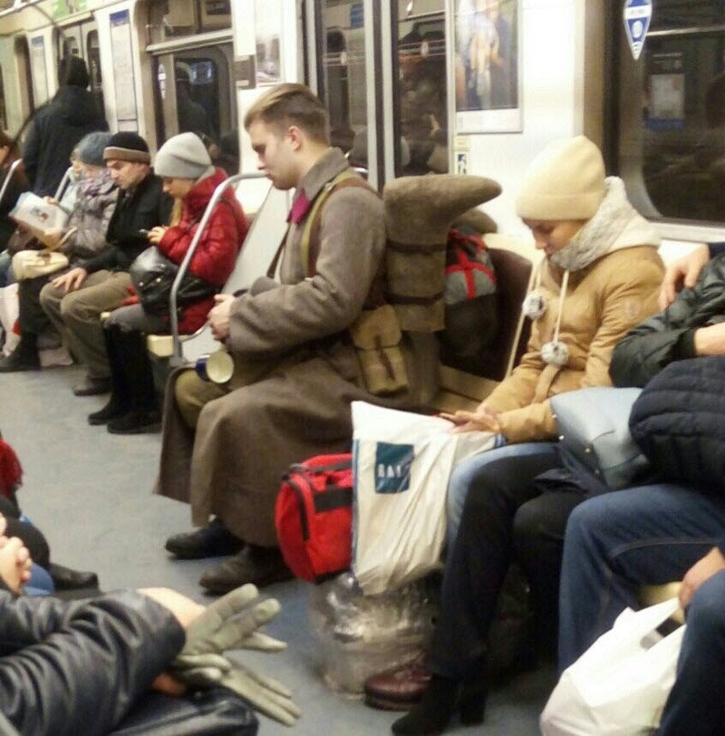 Модники из российского метрополитена