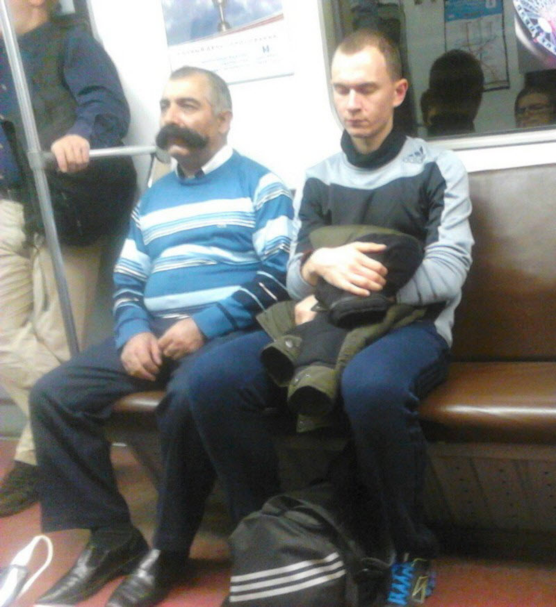 Модники из российского метрополитена