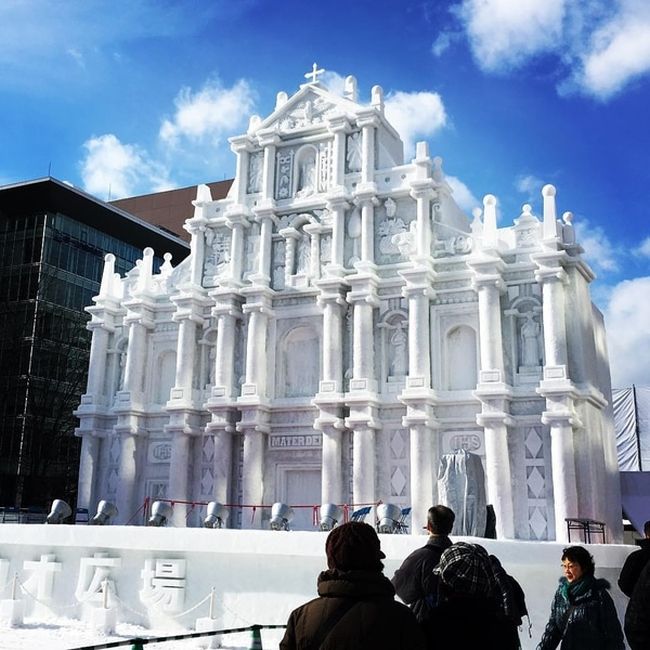 В Японии открылся снежный фестиваль Sapporo Snow Festival