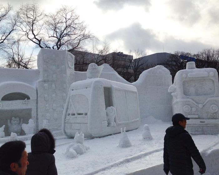 В Японии открылся снежный фестиваль Sapporo Snow Festival
