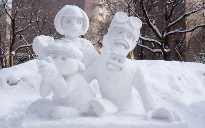 В Японии открылся снежный фестиваль Sapporo Snow Festival
