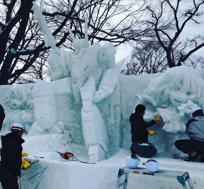 В Японии открылся снежный фестиваль Sapporo Snow Festival