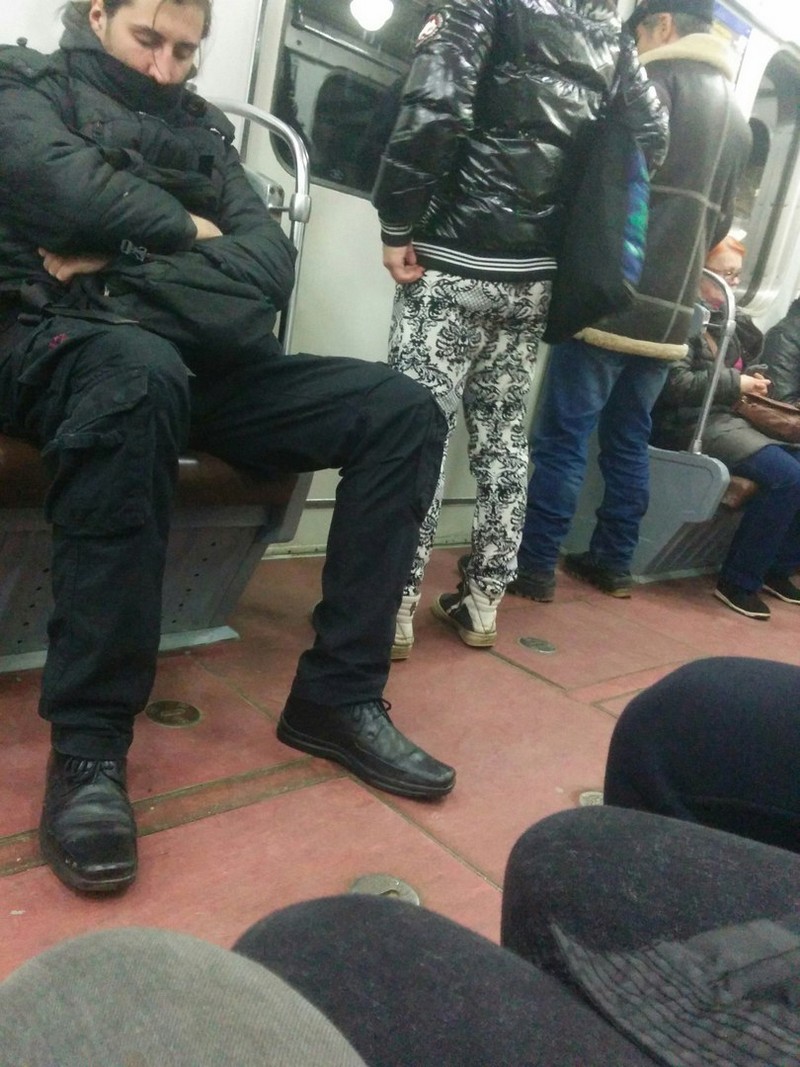 Модники из российского метрополитена