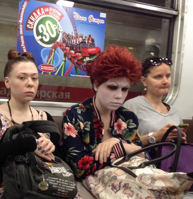 Модники из российского метрополитена