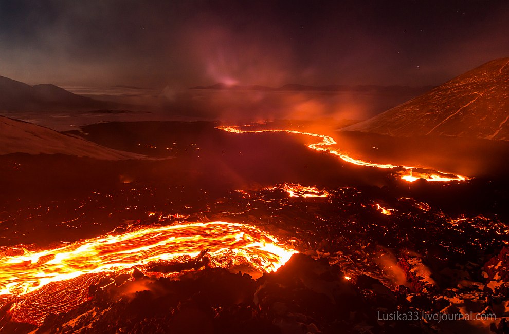 Извержение вулкана Толбачик на Камчатке. Часть 2