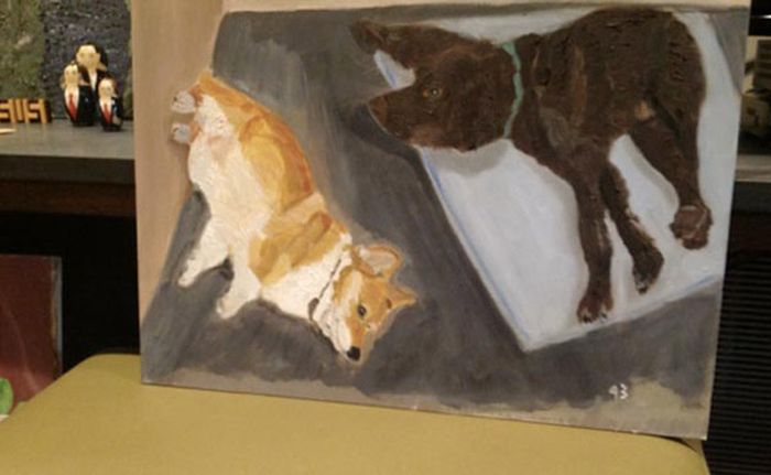 Отгадайте - кто нарисовал эти картины? (7 фото)