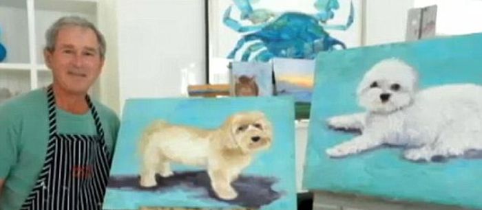 Отгадайте - кто нарисовал эти картины? (7 фото)