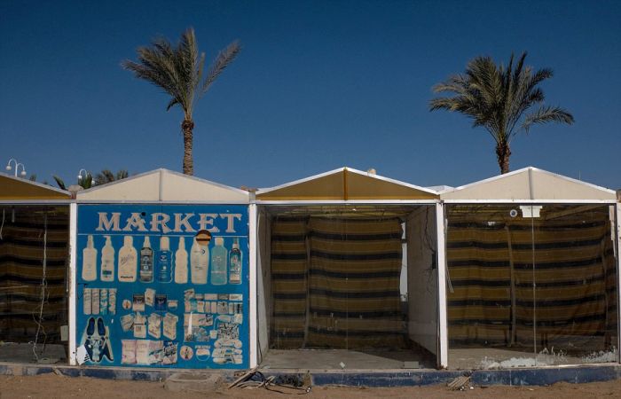 Опустевшие отели и пляжи Шарм-эль-Шейха