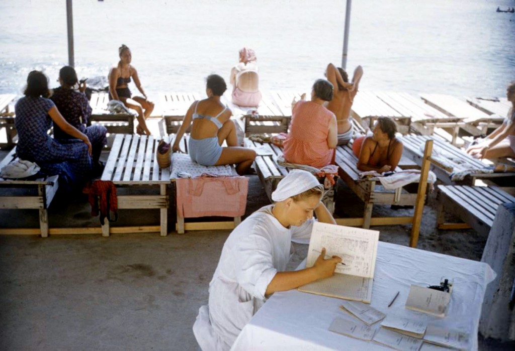 Крымские пляжи в 1958-м