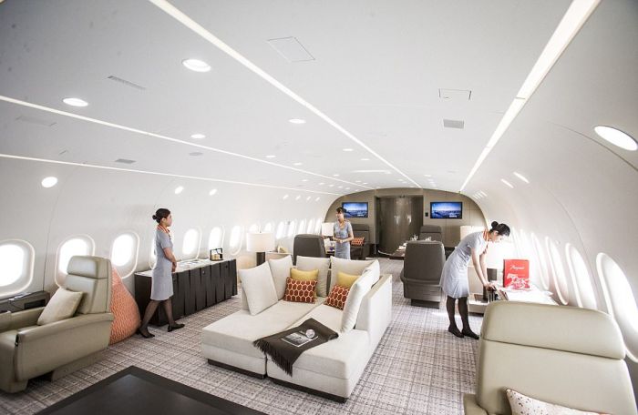 Dreamliner B787 Dreamjet - самый большой в мире частный самолет