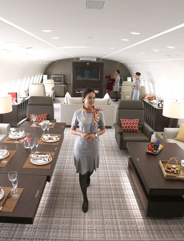 Dreamliner B787 Dreamjet - самый большой в мире частный самолет