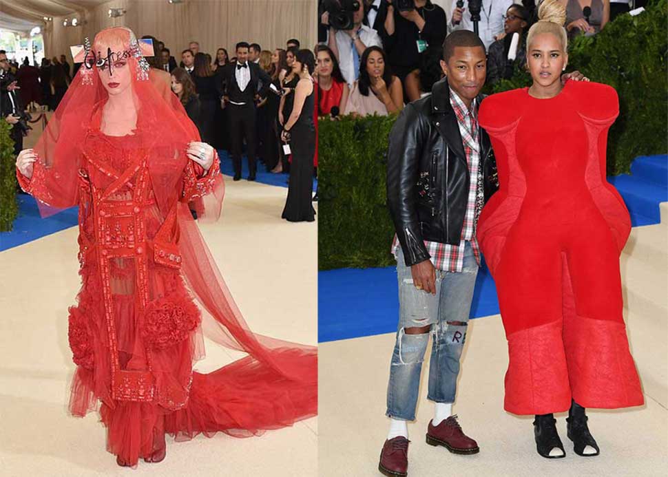 Самые скандальные наряды Met Gala 2017