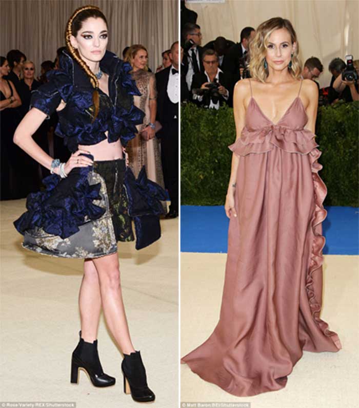 Самые скандальные наряды Met Gala 2017