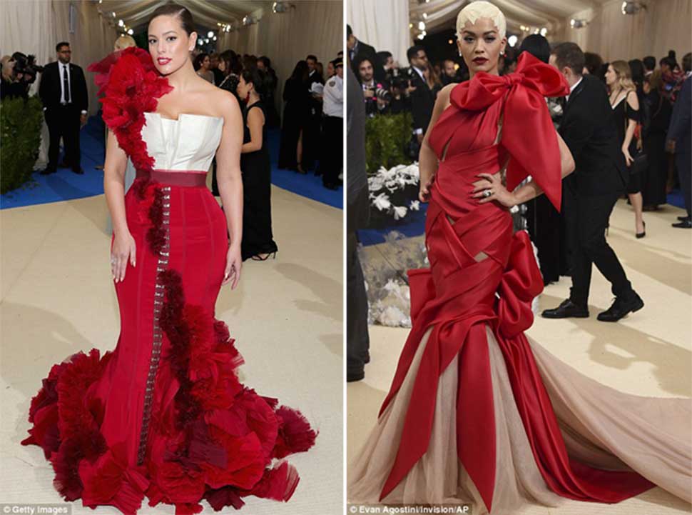 Самые скандальные наряды Met Gala 2017