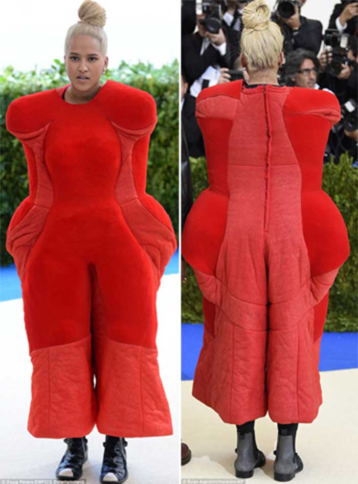 Самые скандальные наряды Met Gala 2017