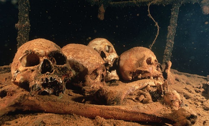 Подводное кладбище кораблей
