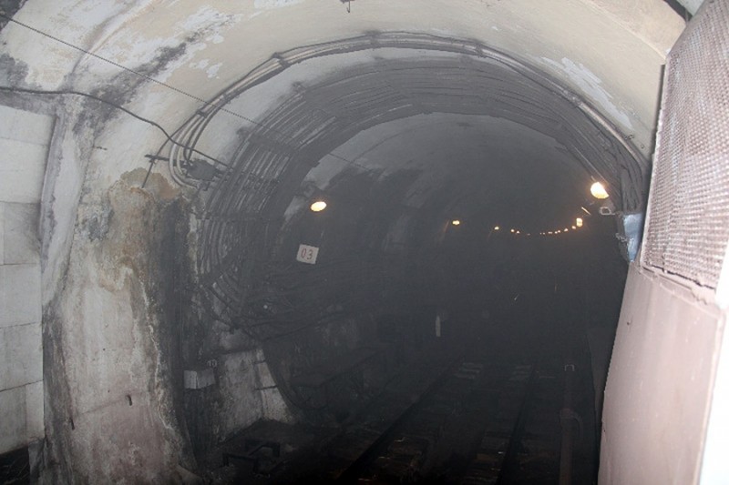 Пожар в московском метро
