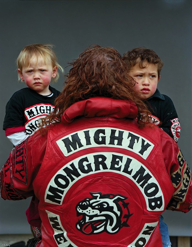Брутальная новозеландская группировка Mighty Mongrel Mob