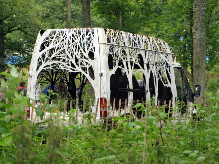 Уникальный фургон стал декорацией фестиваля Kendal Calling