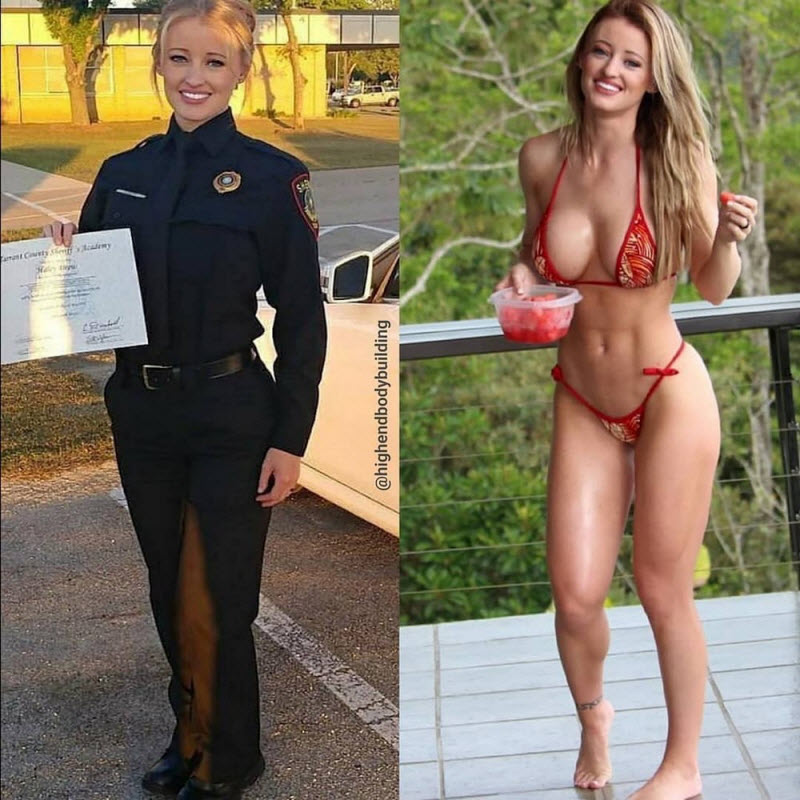 Девушки в форме и без неё