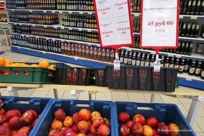 Ценники чукотских магазинов