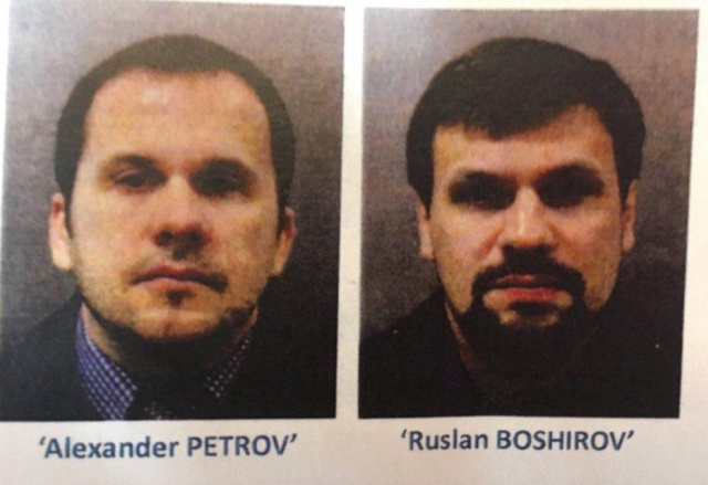 Великобритания официально назвала подозреваемых в отравлении Скрипалей
