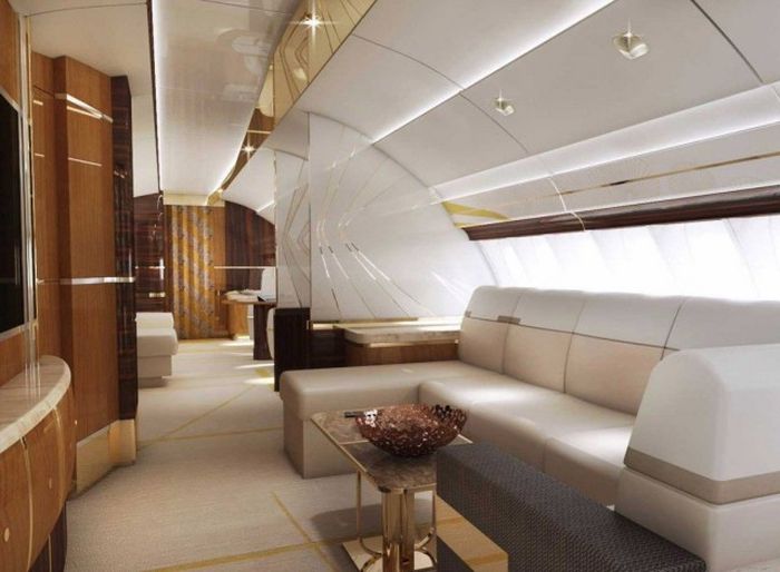 Роскошный воздушный дворец Boeing 747-8 VIP