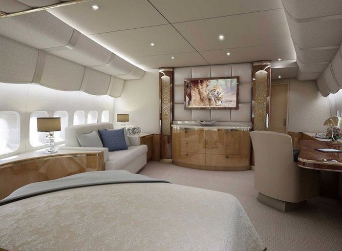 Роскошный воздушный дворец Boeing 747-8 VIP