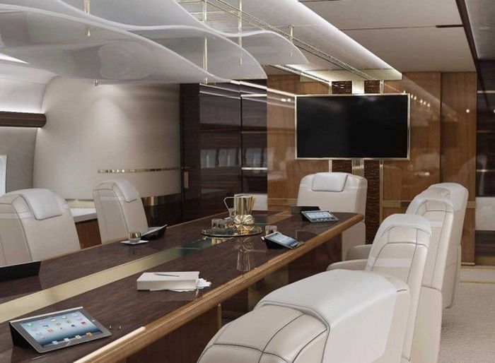 Роскошный воздушный дворец Boeing 747-8 VIP