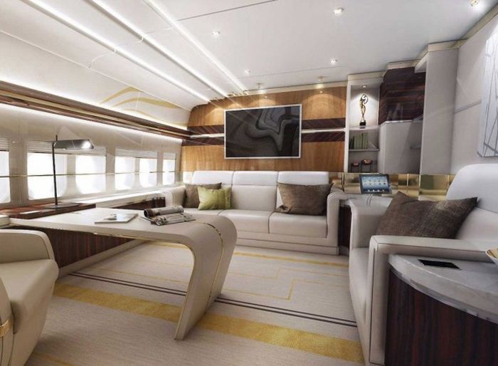Роскошный воздушный дворец Boeing 747-8 VIP
