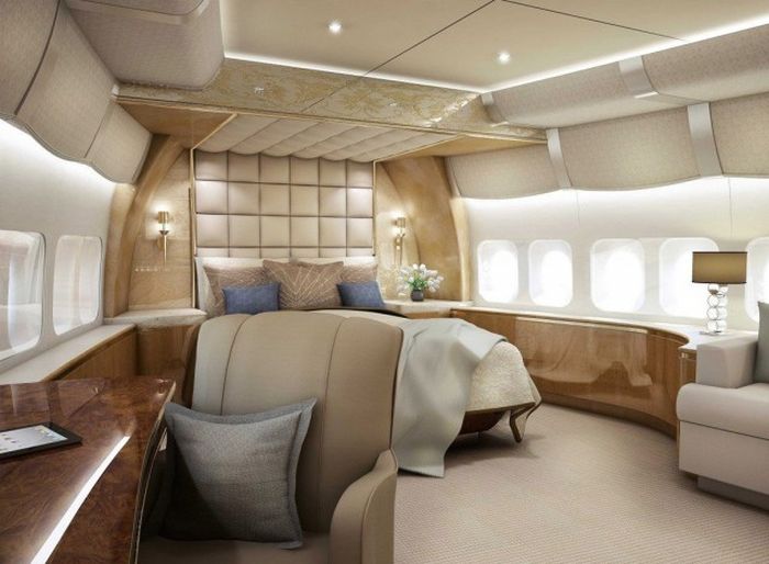 Роскошный воздушный дворец Boeing 747-8 VIP