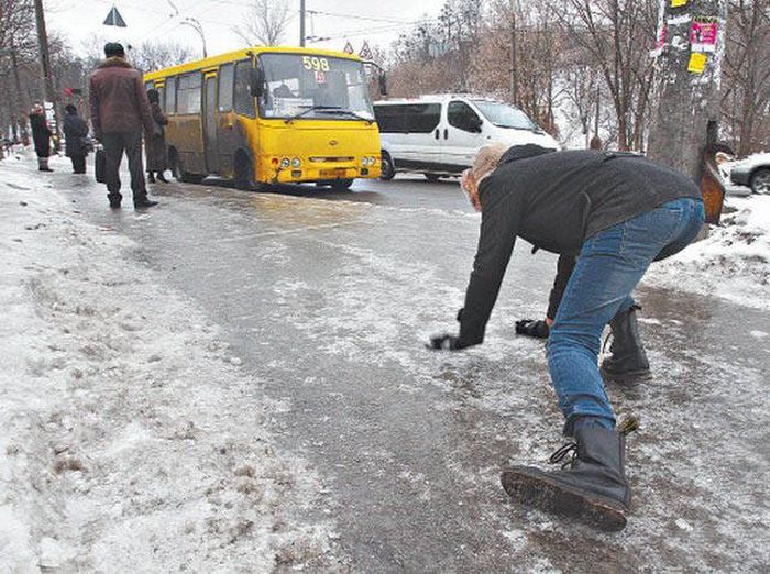 Гололед и его последствия