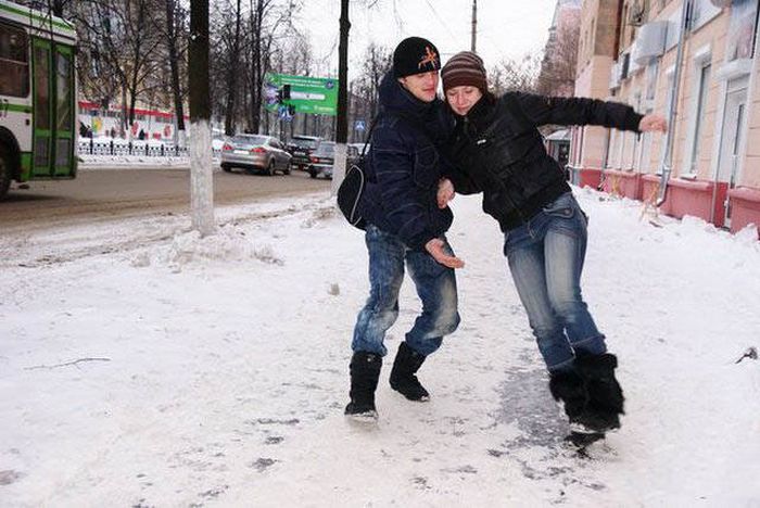 Гололед и его последствия